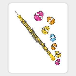 Easter Oboe Oboist Woodwind Musician Magnet